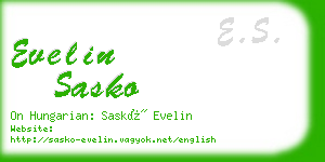 evelin sasko business card